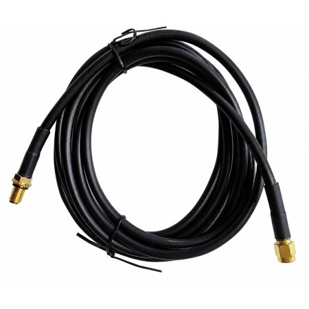 Coax cable LMR 195 w con. RP-SMA-F/RP-SMA-M L=2,0M, water protected, UV stable