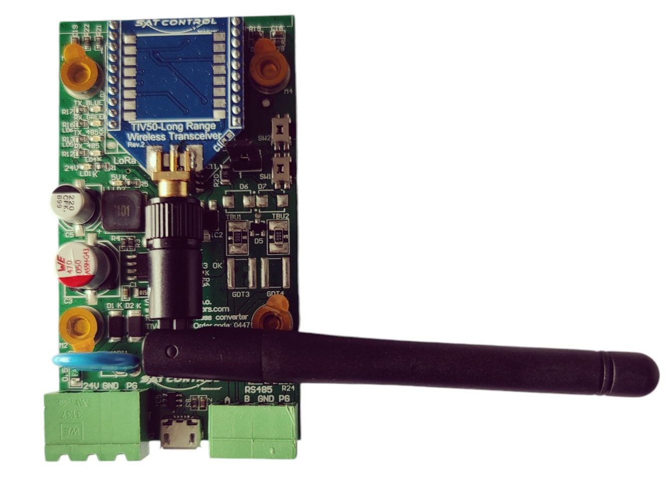 Converter RS485 to LoRa M LR01 WL. com. module, DIN rail TIV49A_R3 w ...