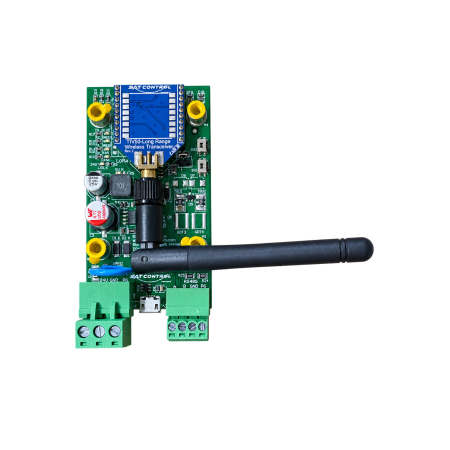 Converter RS485 to LoRa MasterSlave LR01, TIV49A_R3/4/5, DIN Rail, with Internal 433 MHz FPC Antenna (0447-02)