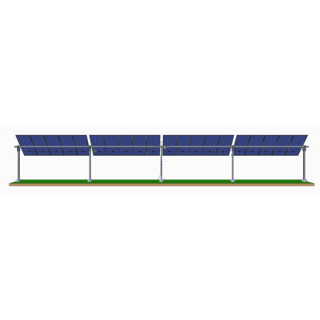 Solar tracker STL20B-1134-AG 1-axis hor. for 20 PV pan AGRI project (0059)